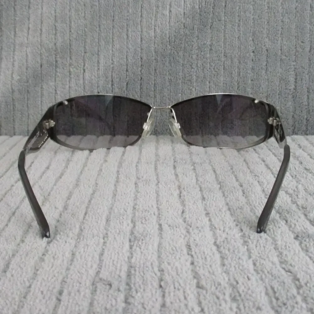 New Divine Eyewear Flirt Chrome/Smoke Gradient Sunglasses Women's NWT
